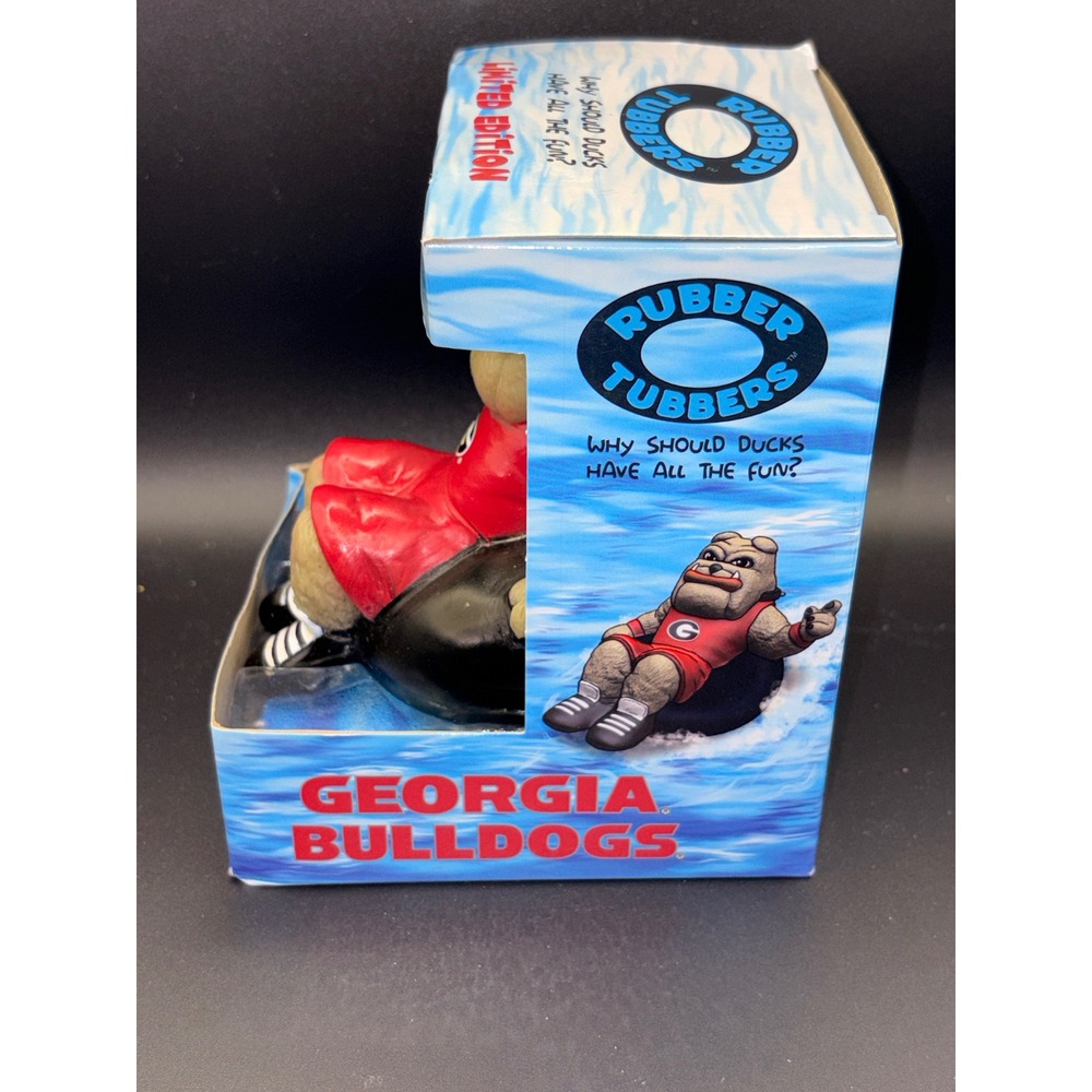 Georgia Bulldogs Hairy Dawg Rubber Tubbers Limited Edition Floating Mascot Toy - Picture 5 of 5